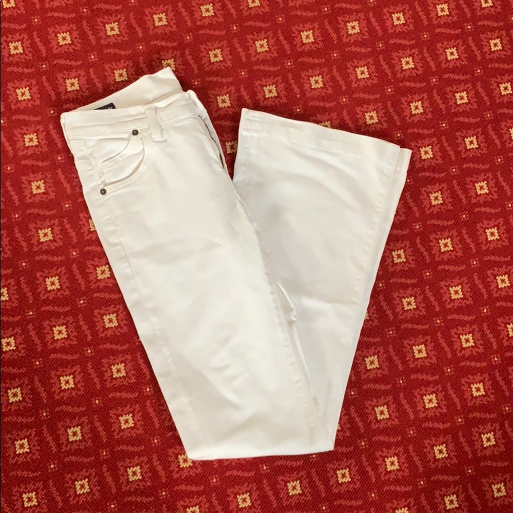 Citizens of Humanity High Rise Wide Leg White Jean